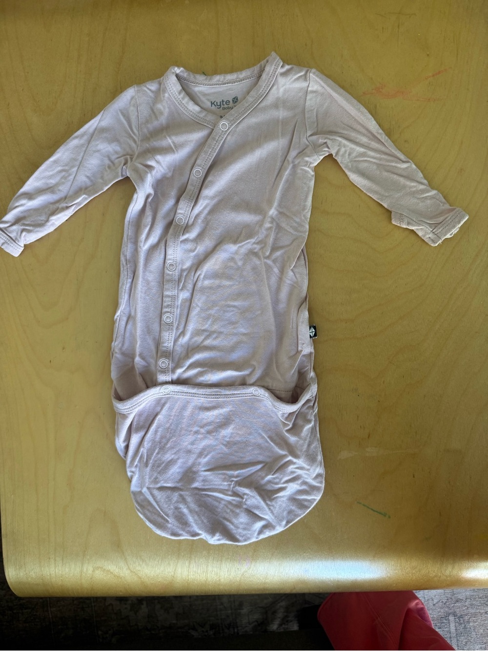 Kyte Baby Bundlers Gown in blush pink